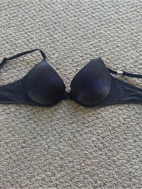 Victoria secret Black Shimmery Push-Up Bra - Women Intimates